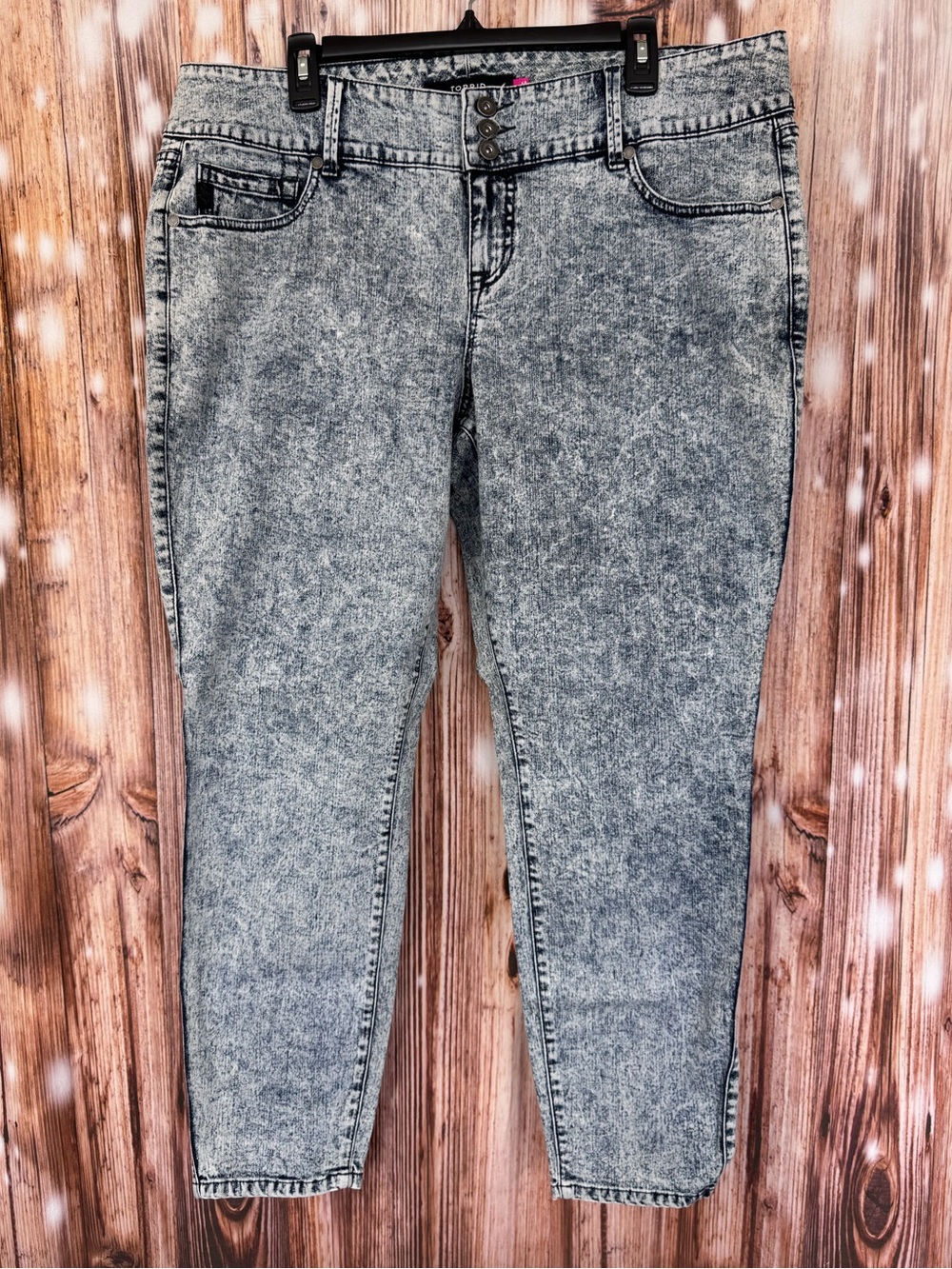 Torrid Jegging Bronx Acid Wash Skinny Jeans